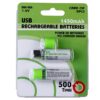 Pack 2 Pilas Recargables USB portada