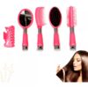 Kit de Cepillos para Cabello + Peine,espejo yPiza Set X 5 4