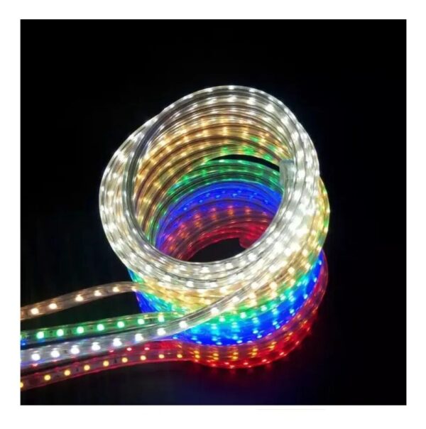 Tira LED SMD 10m Flexible Tipo Manguera 7 Colores para Decoración