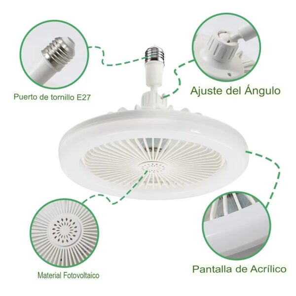 foco led ventilador 2