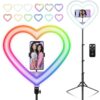 Kit aro led corazon mas tripode 2