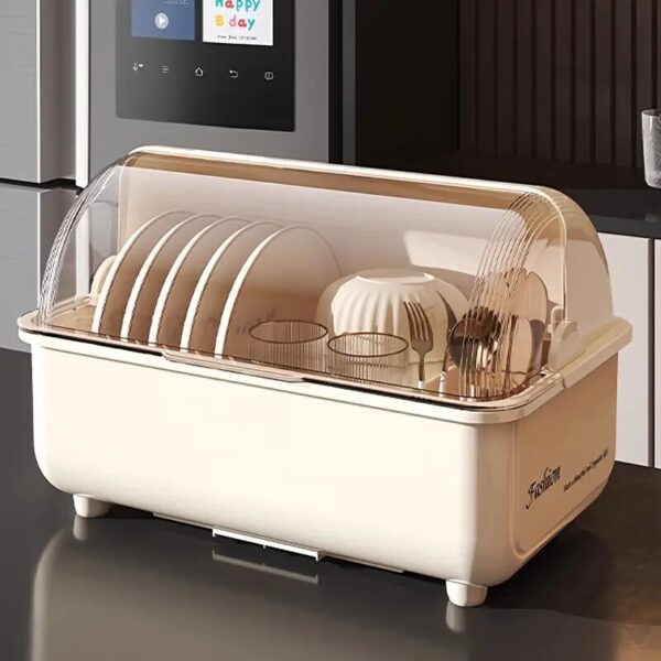Organizador Escurridor de platos con Tapa