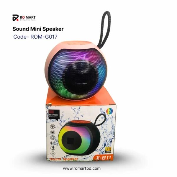 Parlante Bluetooth X-811 con Luz LED Bajos Profundos