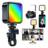 Luz LED RGB AY-83 Recargable Con Soporte Clip para Celular