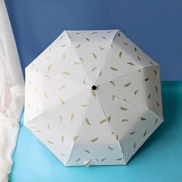 Paraguas Protector del Sol Plegable de Cartera con Diseño