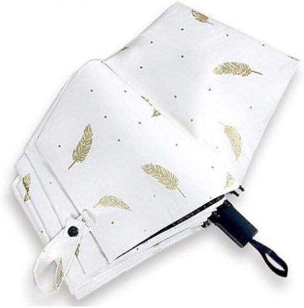 Paraguas Protector del Sol Plegable de Cartera con Diseño