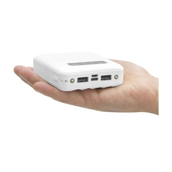 Power Bank 9000mAh con 4 Cables Integrados para 6 Dispositivos