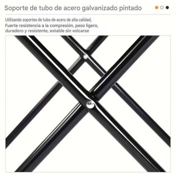 SILLA PLEGABLE para Camping y Playa ( con Portavasos y Bolso)