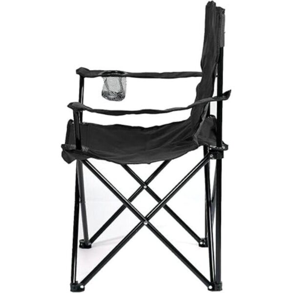 SILLA PLEGABLE para Camping y Playa ( con Portavasos y Bolso)