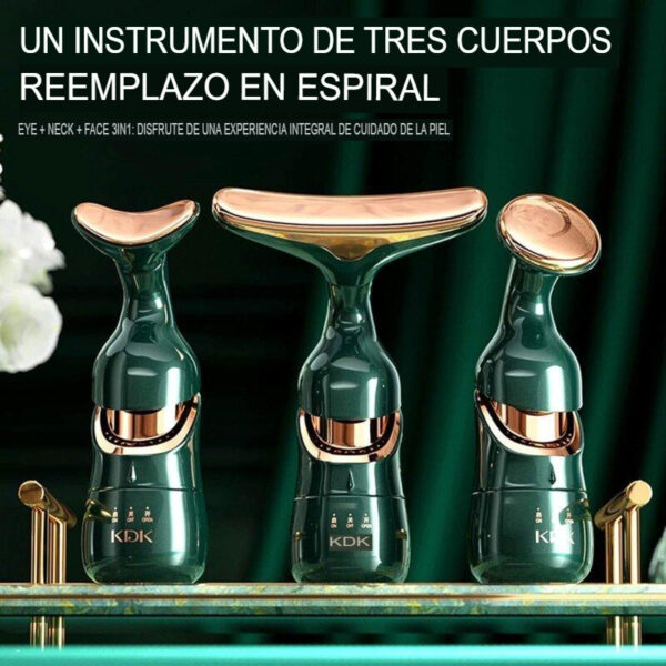 Masajeador Facial Electrico 3 en 1 Cola de Delfín