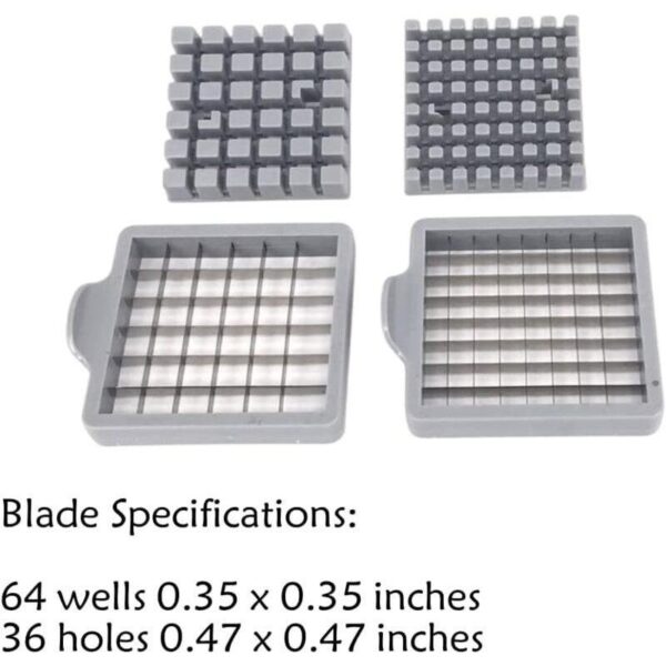 Cortador de Papas Acero Inoxidable  con 2 Cuchillas Pro