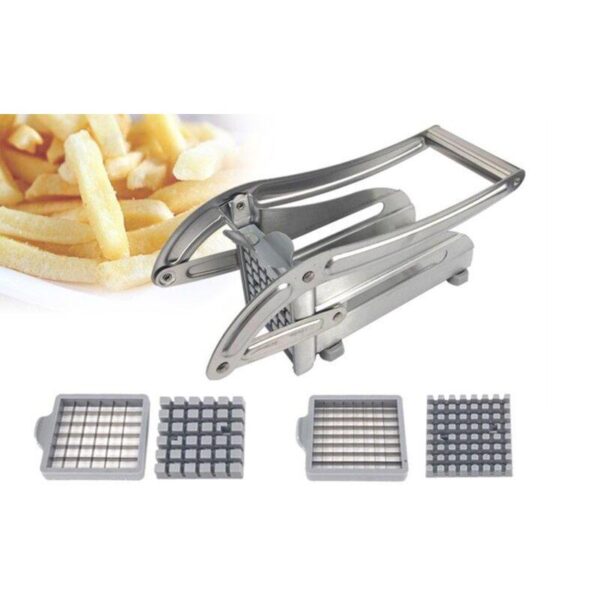 Cortador de Papas Acero Inoxidable  con 2 Cuchillas Pro