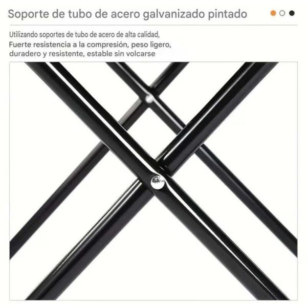 SILLA PLEGABLE para Camping y Playa ( con Portavasos y Bolso)