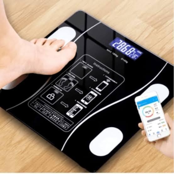 Balanza de Peso Digital Smart con Bluetooth para Analisis de Composicion Corporal