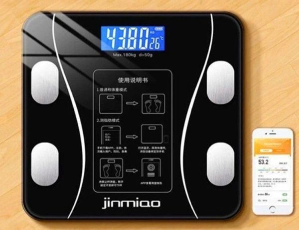 Balanza de Peso Digital Smart con Bluetooth para Analisis de Composicion Corporal