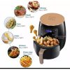 Freidora Aire AirFryer Digital 6 Litros de 2400w con Temperatura hasta 200°C
