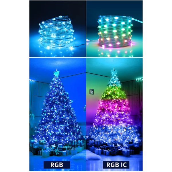 Cinta de Luces LED RGB Bluetooth y Control Remoto para Decoración
