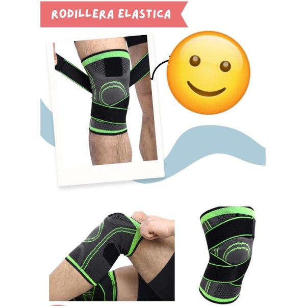 Rodillera Ajustable de Compresion Elastica