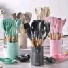 Set de Cucharones de Cocina de Silicona de 12 piezas