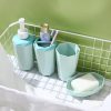 Set de Accesorios para Baño de 4 piezas  con Forma de Diamante