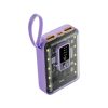 Power Bank Transparente Futurista 5000mAh