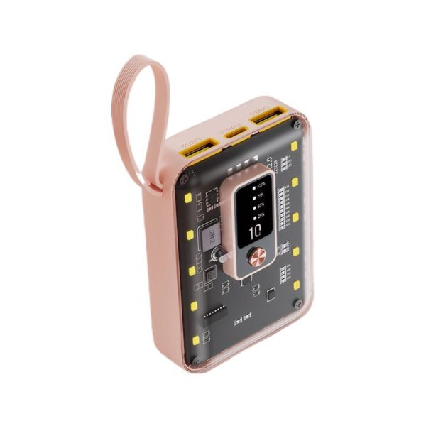 Power Bank Transparente Futurista 5000mAh