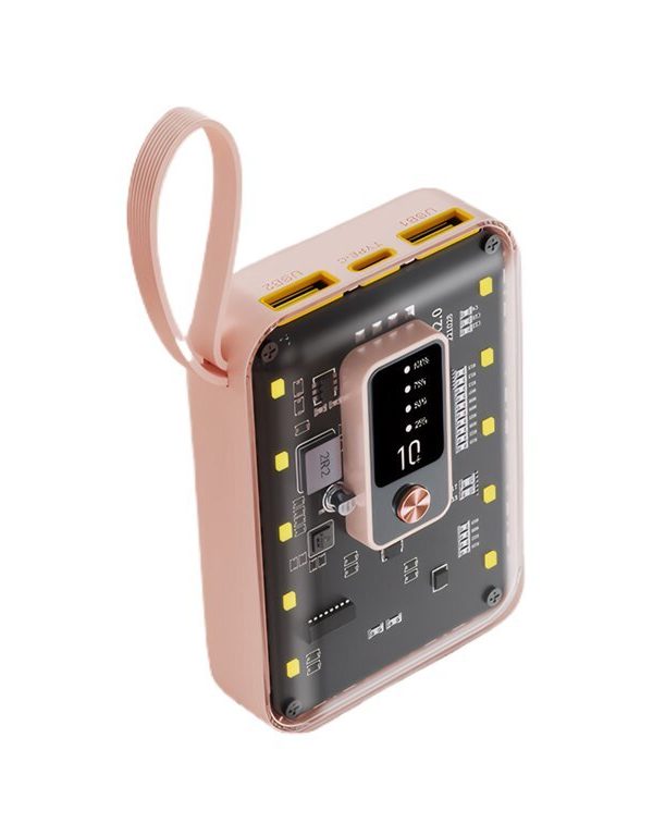Power Bank Transparente Futurista 5000mAh