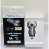Cargador Auto Romax Turbo Power 66W USB Carga Rápida