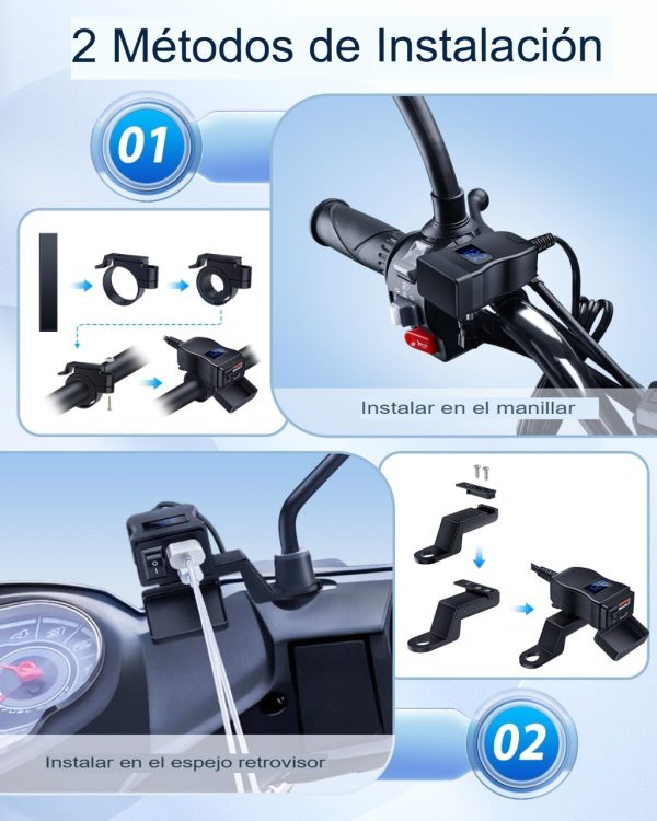 cargador-de-moto-7.translated.jpg Cargador de Moto Tipo C y USB - 48W QC3 - Acoplable De Timon