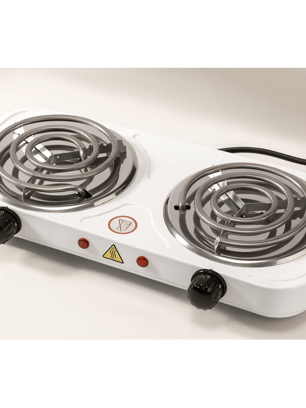 Cocina Eléctrica Portátil RAF 2 Hornillas - 2000W