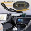 Cargador Inversor Auto 150W: USB-C, USB y AC
