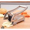 Cortador de Papas Acero Inoxidable  con 2 Cuchillas Pro