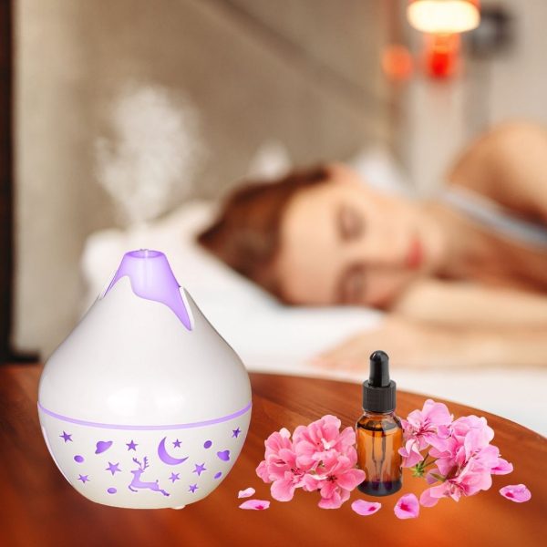 Humidificador de Aire Tipo Volcan- Difusor De Aceite Aromático