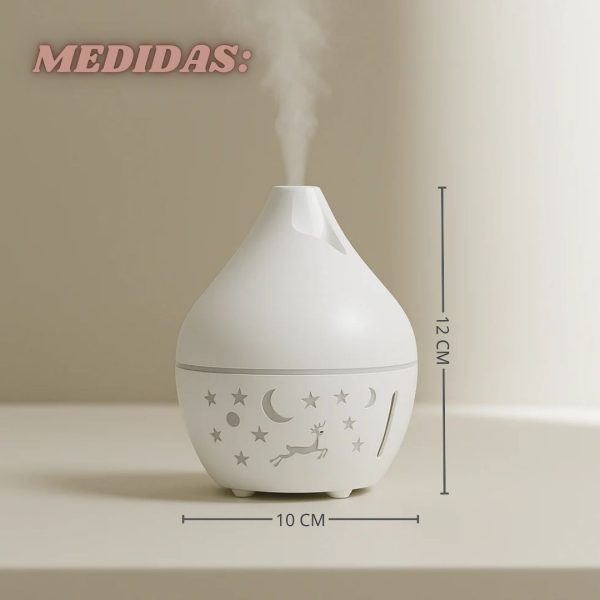 Humidificador de Aire Tipo Volcan- Difusor De Aceite Aromático