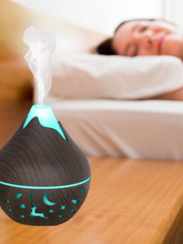 Humidificador de Aire Tipo Volcan- Difusor De Aceite Aromático
