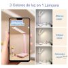 Lámpara LED Doble Brazo: Iluminación Pro Recargable