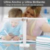 Lámpara LED Doble Brazo: Iluminación Pro Recargable