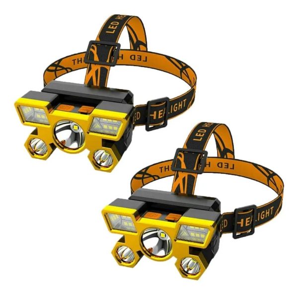 linterna-frontal-de-cabeza-0.jpg Linterna LED Recargable para Cabeza de 400LM