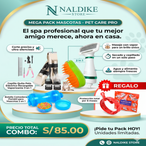 Mega Pack Mascotas Pet Care Pro - Spa 5 en 1