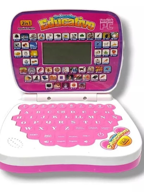 Mini Laptop Educativo con Mouse  Para Niños
