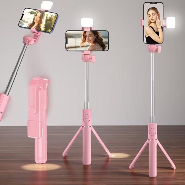 palo-selfie-con-luz-2-1.jpg-1 Palo Selfie Trípode Inalámbrico Bluetooth R1S con Luz LED