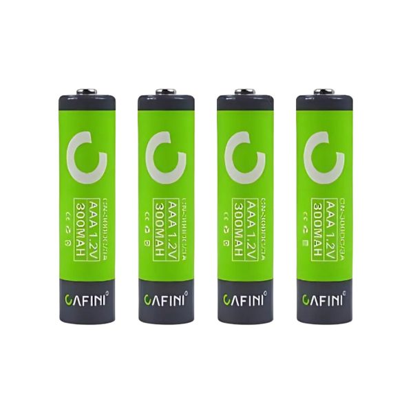 Paquete 4 Pilas Recargables CAFINI AAA