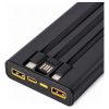 Power Bank 20000mAh de 22.5W Carga Rápida con Cable 3-en-1