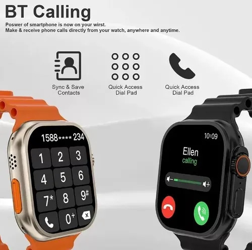Smartwatch S10 Ultra + 8 Correas Intercambiables
