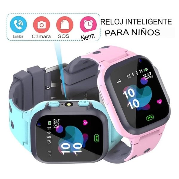 Smartwatch Kids GPS y SOS con Cámara y Juegos