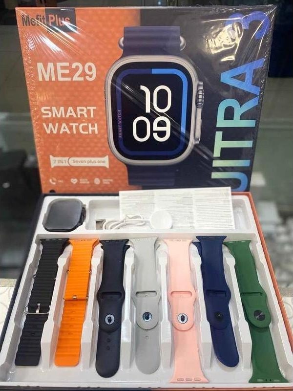 Smartwatch ME29 Ultra 3 de 2.20″ con 7 Correas
