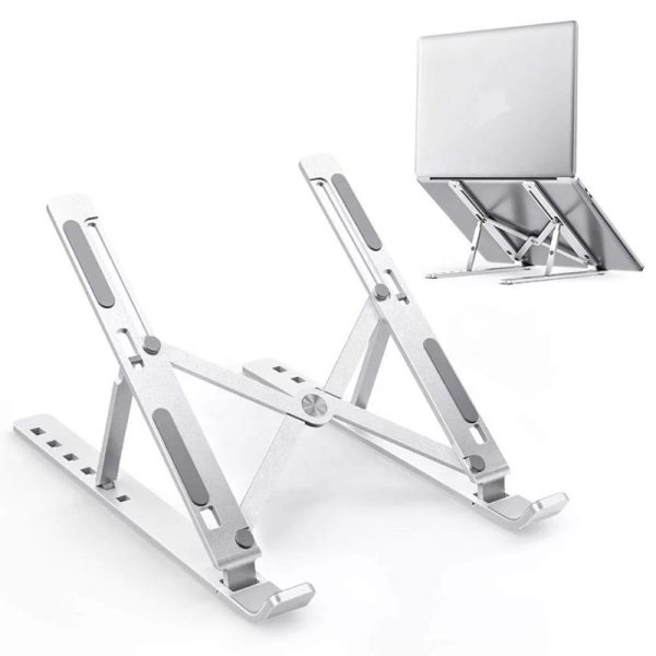 Soporte Plegable Portatil Ajustable de Aluminio Para Tablet o Laptop