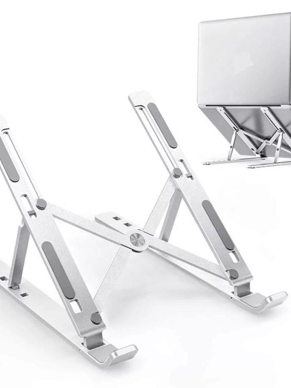 Soporte Plegable Portatil Ajustable de Aluminio Para Tablet o Laptop