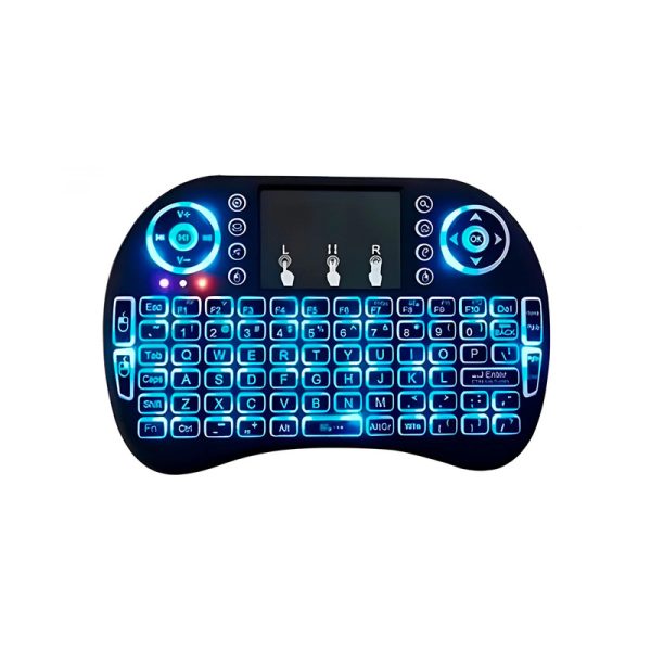 Mini Teclado Inalámbrico Smart TV/PC Touch Retroiluminado