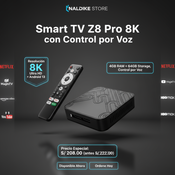 tv-box-z8-pro-2-afiche.png Smart TV Box Z8 Pro 8K con Control por Voz